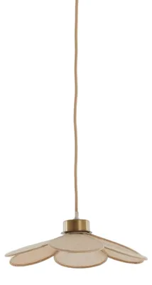 Obrázok produktu pre Light & Living - závesná lampa - Fyano - hnedá - textil - E27 - 2979382