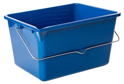 Produktbild von Farbeimer ohne Deckel - eckig - blau Farbeimer ohne Deckel, blau, eckig, 14 Liter