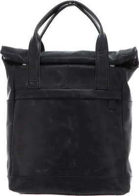 Produktbild von VOi Leder Laptoprucksack Rucksack mit Laptopfach City Cowboy Marlou Backpack Black schwarz