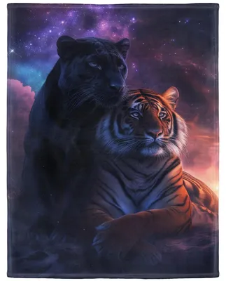 Image de Couvertures en polaire douces, sur le thème des animaux, dimensions 150 x 200 cm