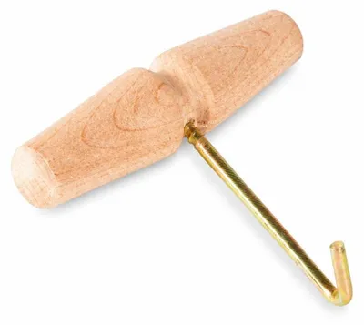Produktbild von Schnürhaken als Schnürhilfe Holz