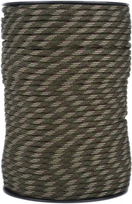 Obrázek produktu pro Záchranné lano 100 m, kamufláž, reflexní, 550 Paracord