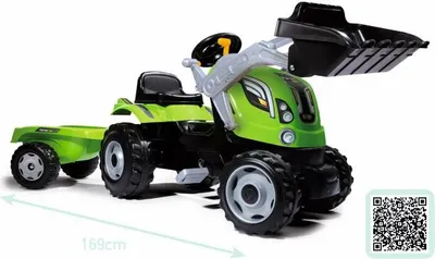 Produktbild von Smoby Traktor Farmer Max mit Anhänger