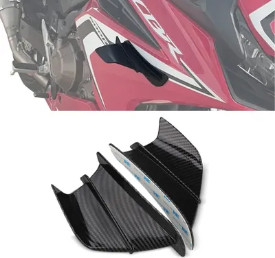 Produktbild von Winglets Universal für Motorrad-Verkleidung # DF1 Seitenspoiler Carbon