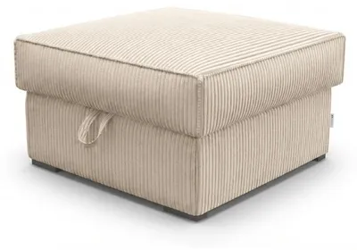 Obrázok produktu pre Krémový taburet SMART COSARO s úložným priestorom 65x65 POSO 105