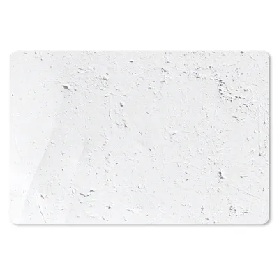 Produktbild von MuchoWow® Mauspad Mousepad Wand - Weiß - Farbe 27x18 cm - Mousepads - Maus Mat - Pad - Mausunterlage - Büroartikel - Desk Matten