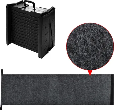 Zdjęcie produktu dla Składana rampa dla dużych, średnich i małych psów, antypoślizgowa, o długości 152 cm i szerokości 38,1 cm, z wykładziną, przenośna rampa dla zwierząt do samochodów osobowych, SUV-ów i ciężarówek