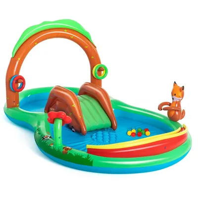 Produktbild von Bestway® Wasserspielcenter Friendly Wood  295 x 199 x 130 cm