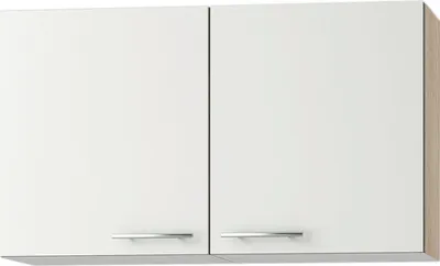 Produktbild von Optifit Hängeschrank Dakar286 BxTxH 100 x 34,6 x 57,6 cm weiß glänzend zerlegt Anschlag reversibel KUDK O106-9+