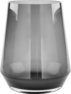 Image de LINEA Vase/Lanterne - H.28cm x D.24cm - gris - Verre - Salon
