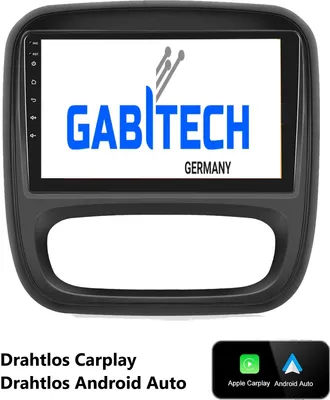 Produktbild von für Renault TRAFIC, Opel VIVARO, Nissan NV300 9" Touchscreen Autoradio GPS Navi Android 13 Autoradio BT GPS Navi Drahtlo Carplay RDS 128GB ROM 8GB RAM