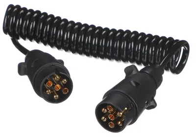 Productafbeelding van Spiraalkabel voor trekhaakaansluiting TRAILER CABLE 3, 7-7-polig, 3 m