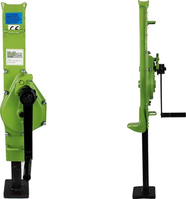 Produktbild von Stockwinde Zahnstangenwinde 1500 kg 60-90 cm Höhe auomatische Bremse große Grundplatte Hubwinde