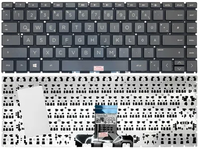 Produktbild von DEUTSCHE - Tastatur ohne Beleuchtung für HP 14-ck0203ng, 14-ck2330ng, 14-ck0102ng, 14-ck0400, 14-ck0205ng