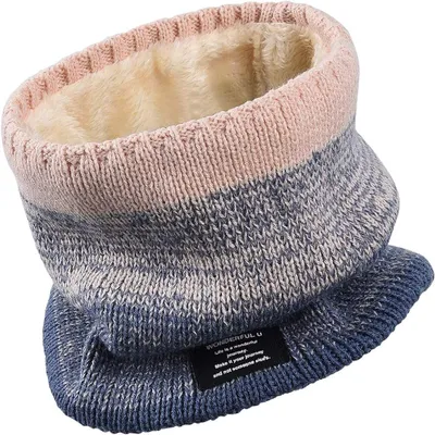 Produktbild von ALSTER HERZ® Halswärmer, Rosa, Loopschal, Halsschal, Schlauchschal mit Fleece-Futter, A0501