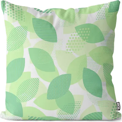 Produktbild von VOID Grüne Blätter Design Pflanzen Kissenbezug Kissenhülle sofa couch wohnzimmer dekoration wasserfest Outdoor Garten Kissen bezug deko