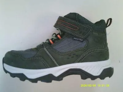 Produktbild von Sneakers Kinder-Jungen-Allwetterstiefel gefüttert Khaki, Farbe:grün, EU Größe:34