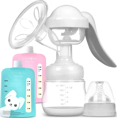 Produktbild von Berdsen BL-907 Handmilchpumpe mit Zubehör