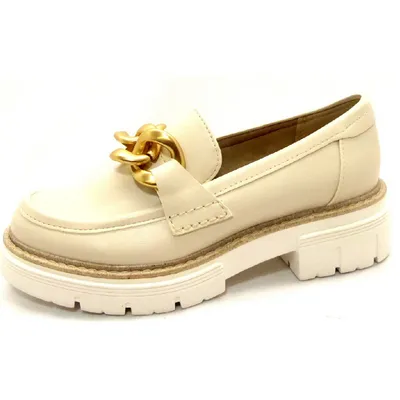 Obrázek produktu pro MARCO TOZZI dámské mokasíny slip-on beige, Barva:beige/mud, Velikost EU:39