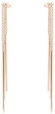 Produktbild von MATERIA by Matthias Wagner lange Ohrringe Rosegold mit Stäbchen SO-40-Rosegold
