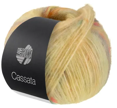 Produktbild von Lana Grossa - Cassata 0009 blassgelb zitrusgelb altrosa graublau grauviolett