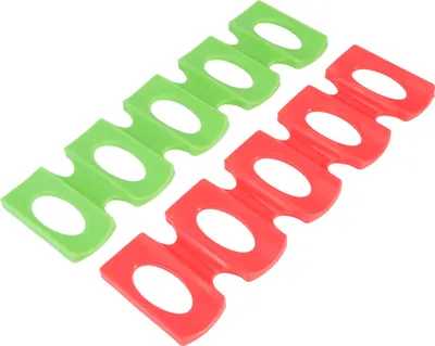 Obrázok produktu pre 2Pcs Silikónový stohovač na fľaše pre držiak na pivo a víno v chladničke Red Green