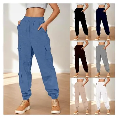 Produktbild von Damen Cargo Freizeithose mit Kordelzug