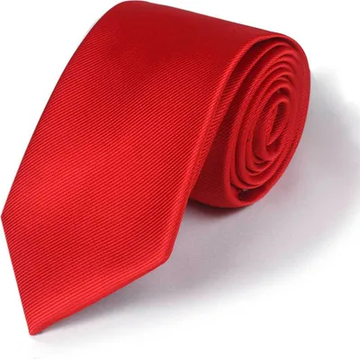 Immagine prodotto di INF Cravatta classica in poliestere e seta Rosso
