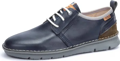 Produktbild von Pikolinos Herren Schnürschuh Leder herausnehmbare Innensohle Rivas M3T-4232, Größe:42 EU, Farbe:Blau