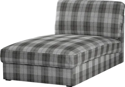 Produktbild von Dekoria Bezug für Kivik Recamiere Sofa, grau-anthrazit, Bezug für Kivik Recamiere