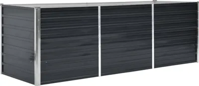 Produktbild von vidaXL Garten-Hochbeet Anthrazit 240 x 80 x 77 cm Verzinkter Stahl