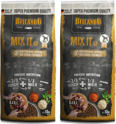 Produktbild von Belcando Mix it Getreidefreies Hundefutter 2 x 10 kg mit 10 % Krill und Kräutern