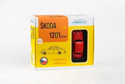 Zdjęcie produktu dla Škoda 1201 (1956) 1:43 - Taksówka - Zestaw