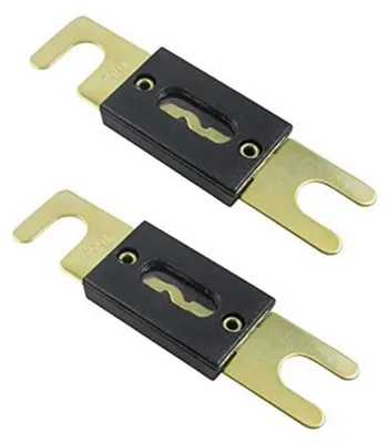 ANL-Sicherung 150 A, vergoldet, 2 Stück, 32 V