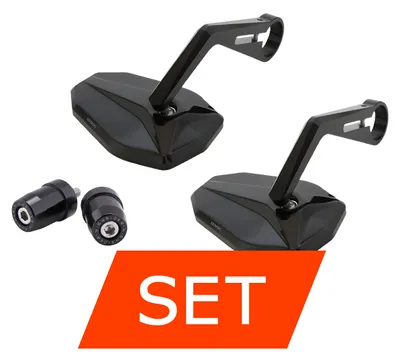Image de Miroir de rétroviseur Highsider PRO Victory Long, 117 x 83 mm, avec homologation européenne, pour Kawasaki