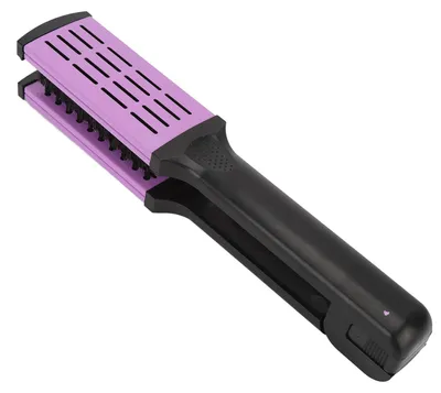 Image de Peigne à double rangée de picots, avec des poils doux, qui empêche l'électricité statique. Lisseur de cheveux avec un manche ergonomique, conçu pour les professionnels de la coiffure