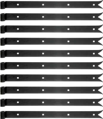 Produktbild von Alberts 862770 Ladenband, gerade, Abschluss Karpfenschwanz, schwarz, Rolle Ø14 mm, Größe 500 x 35 mm, 10er Set