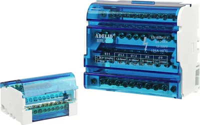 Produktbild von Abzweigklemme Sammelklemme Verteilerblock Verteilung Block Klemmblöcke 4x 11