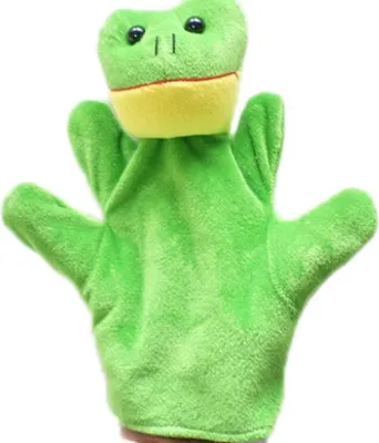 Obrázok produktu pre Maňuška plyšový maskot ručná maňuška žaba