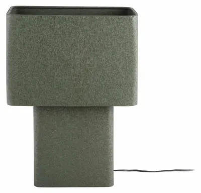Produktbild von Leitmotiv - Tischleuchte Boaz Recto - Dschungelgrün - 31x18x42cm Tischlampe - Nachttischlampe, Wohnzimmer, Schlafzimmer