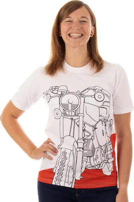 Produktbild von T-Shirt "S51 Flammrot" - Weiß, Größe: XXL