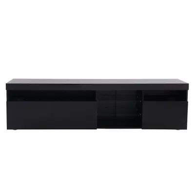Produktbild von Lowboard 180/35/45 cm, TV-Schrank mit LED-Beleuchtung, Fernsehtisch, Fernsehschrank, Wohnzimmer Sideboard, stehend