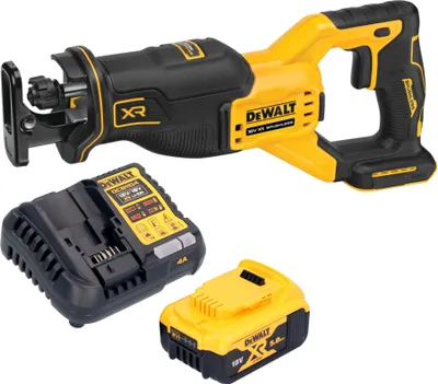 Produktbild von DeWalt DCS 382 P1 Akku Reciprosäge Säbelsäge 18 V Brushless + 1x Akku 5,0 Ah + Ladegerät