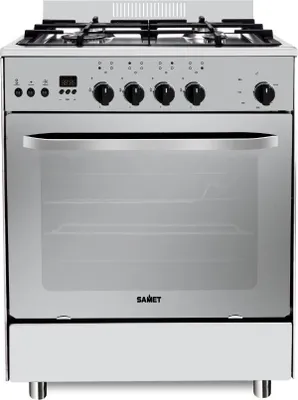 Immagine prodotto di Cucina a gas Samet Stromboli 60x60 con forno a gas e grill elettrico – Inox Classe A