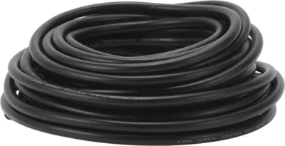 Produktbild von Elektrische Masseleitung Automobil-Stromleitung 33FT Schwarz TC 1 Stück 22AWG 7 Leiter Vollständig isoliert & Soft-Touch-Mantel Universal