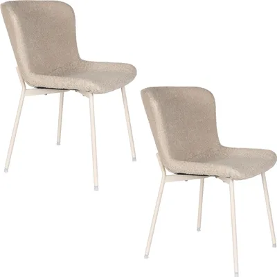 Produktbild von Housecraft Living Marion Esszimmerstuhl Creme/ Weiß - 2 er Set