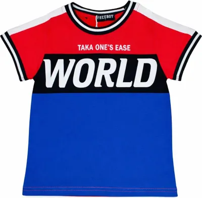 Produktbild von Kinder T-Shirt Jungen Kurzarm – WORLD Print – Rundhals Shirt i– Freizeit & Alltag: 12 Größe: 12