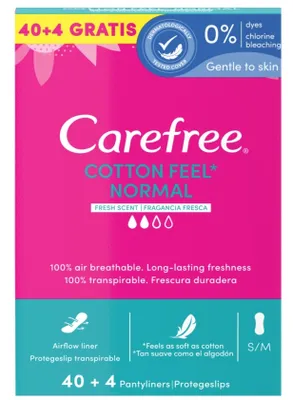 Immagine prodotto di Carefree con estratto di cotone Fresh salvaslip 44 unità