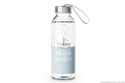 Produktbild von Trinkflasche 'Ich liebe das Meer'