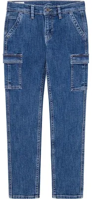 Obrázek produktu pro Pepe Jeans, chlapecké kalhoty typu cargo, model Tapered Jr, modrá (denim), velikost pro věk 16 let